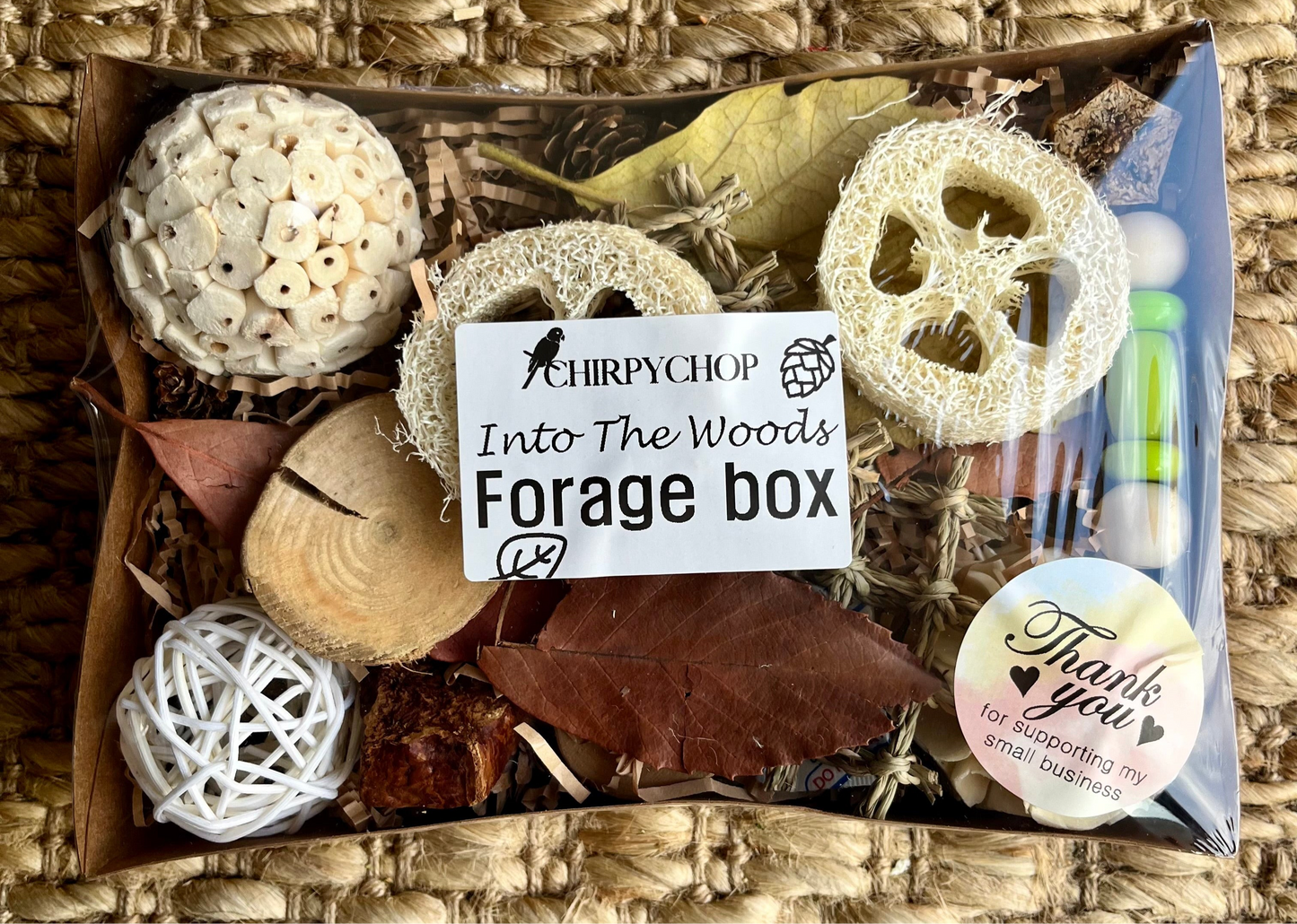 INTO THE WOODS Bird Forage Box