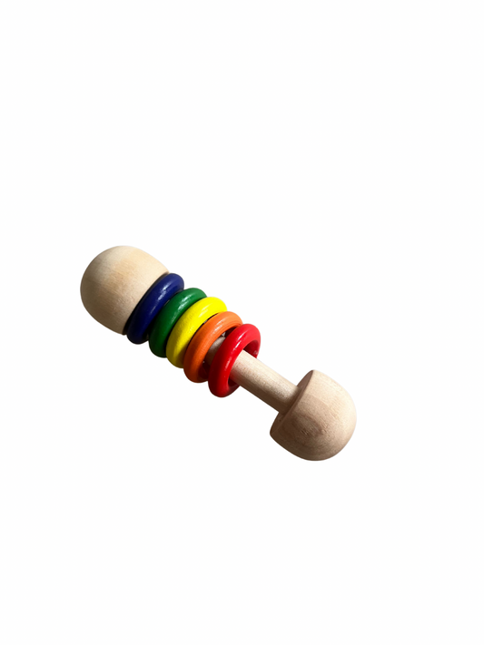 Rainbow Rings Foot Toy