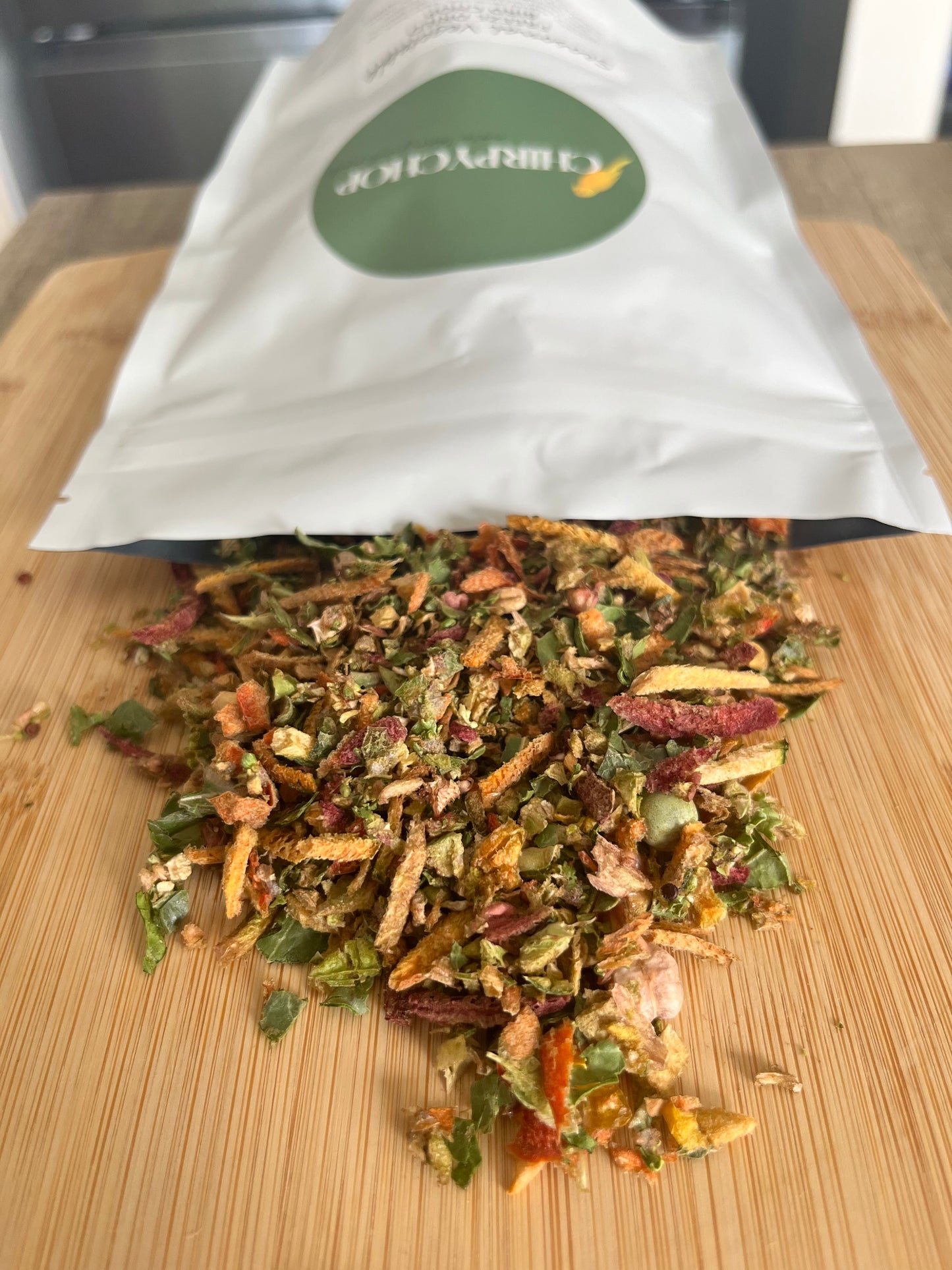 SEASONAL VEGETABLE Freeze Dried Bird Chop